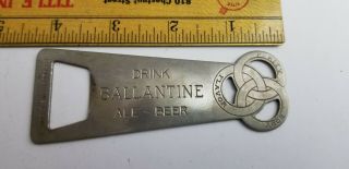 Ballantine Ale Beer Antique Steel Pre - Prohibition Bottle Opener Church Key