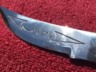 Vintage Bejeweled Knife And Sheath Possibly Arabic 6” Steel Blade 2
