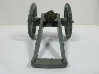 VINTAGE PENNCRAFT METAL AND BRASS MILITARY REVOLUTIONARY WAR WHEEL CANNON FIGURE 3
