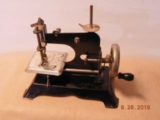 Vintage Pressed Steel Germany Child’s Sewing Machine Toy