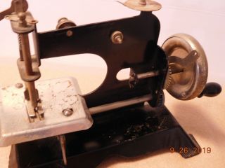 Vintage Pressed Steel Germany Child’s Sewing Machine Toy 3