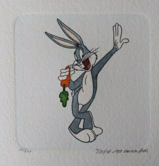 Bugs Bunny Looney Tunes Warner Brother /500 Hand Painted Sowa Reiser