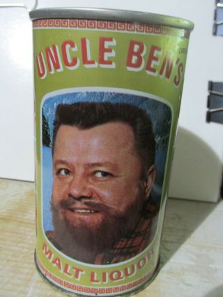 Uncle Ben`s Malt Liquor Wide Seam Steel Beer Can - [read Description] -