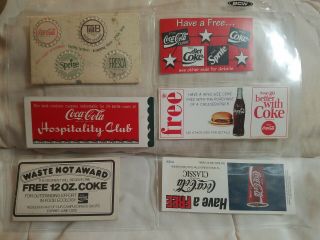 Coca Cola Papercoupon Books 60s 70s