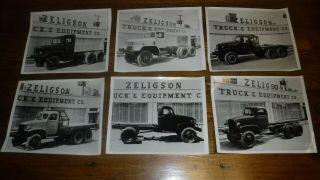 Vintage Zeligson Truck & Equipment 6 Man Cave Art Deco Photo Print Pictures 8x10