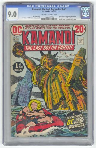 Kamandi,  The Last Boy On Earth 1 Cgc 9.  0 1st Doctor Carus Ben Boxer