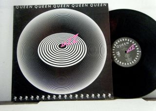 Queen Lp Jazz 1978 Elektra Freddie Mercury With Bike Poster