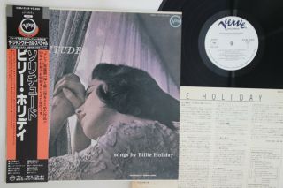 Lp Bllie Holiday Solitude 23mj3189 Verve Japan Vinyl Obi Promo