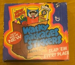 1975 Topps Wacky Packages Full Box 14th Series (48 Packs)