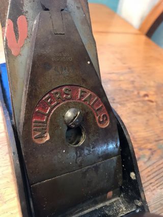 Millers Falls No.  10 Wide Smoothing Plane Pat Applied For - Woodworking 3