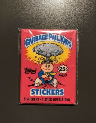 1985 Topps Garbage Pail Kids Series 1 Wax Pack First Series