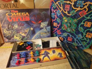 Vintage,  The Omega Virus Electronic Board Game,  Milton Bradley.  Complete,