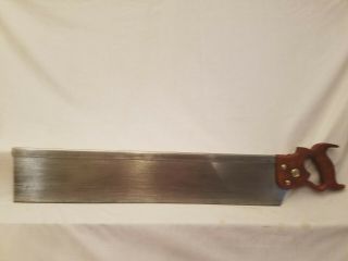 Disston Philida 27 " Crosscut Back Saw For Use In Miter Box