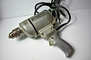 Commercial Craftsman Vintage 1/2 " Reversible Drill - Power Drill Craftsman