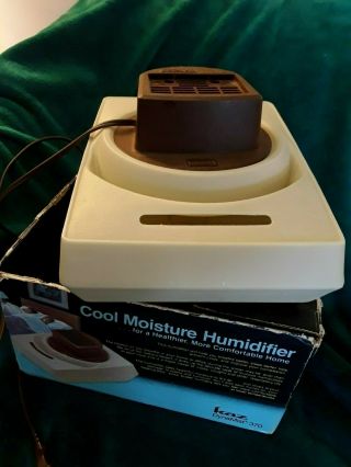 1982 Vintage Kaz Dynamist 370 Cool Mist Humidifier Vaporizer With Box