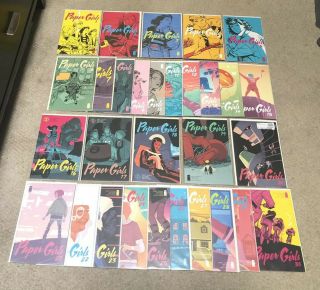 Paper Girls 1 - 30 Image Comics Complete Series Nm Brian K.  Vaughan