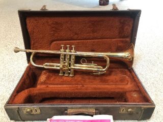Vtg Olds Ambassador Trumpet 1977 A03084 Plays Well 7C Mouthpiece Fullerton CA 2