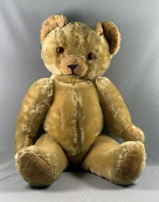 Unmarked Quality Teddy Bear Jointed Vintage