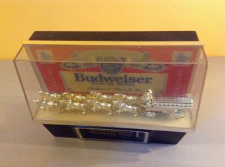 Vintage Budweiser World Champion Horse Team Vintage Lighted Bar Light Register 2