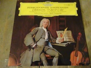 Pierre Fournier Haydn Cello Concertos / Dgg Large Tulip Slpm 139 358 Nm