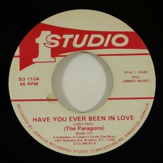 Paragons " Have You Ever Been In Love " Reggae 45 Studio One Mp3