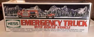 2005 Hess Emergency Truck With Rescue Vehicle.  In.
