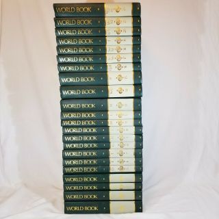 Vintage The World Book Encyclopedia 1990 Complete Series Set Full 22 Books