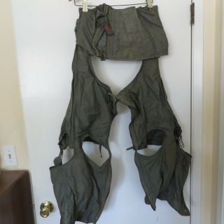 Vintage Usaf Pilot Anti - G Suits,  Garment Cutaway Size Large Regular,  Csu - 3/p