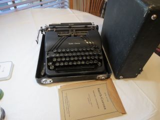 Vintage Lc Smith & Corona Typewriter Silent Floating Shift Rare Portable Antiqu