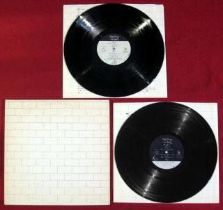 Pink Floyd The Wall Vg,  To Ex 1979 Columbia 2 - Lp Set Pc2 36183 Roger Waters
