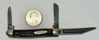 Vintage Craftsman No.  9473 Pocket Knife 3 Blade Knife For Restoration Or Parts