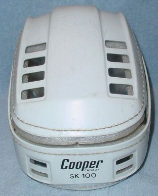 Vintage Canada White Cooper Sk 100 Hockey Helmet Hurling Skateboard