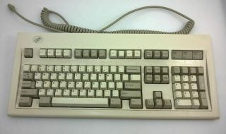 Vintage IBM Clicky PS/2 Keyboard w/Cable - P/N 1391401 Date 31JUlY90 model M 3
