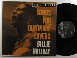 Billie Holiday Songs For Distingue Lovers Verve Lp