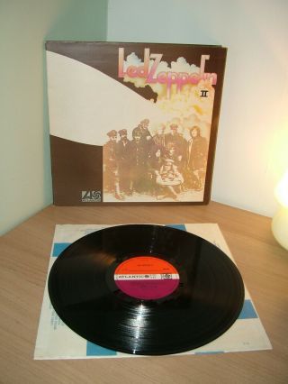 Led Zeppelin Ii Uk 1st Pressing Gatefold Cover Red & Plum 1969