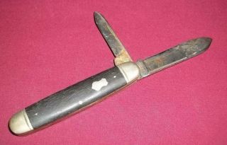 Grandpas Vintage Wards Usa (montgomery Ward And Co) 2 Blade 390 Knife C.  1940 