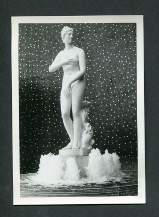 Vintage 1967 Photo Statue Caesars Palace Casino Las Vegas Nevada 393156