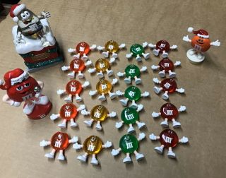 M & M Christmas Light Covers Collectibles,  Bobble Head & Candy Water Globe,