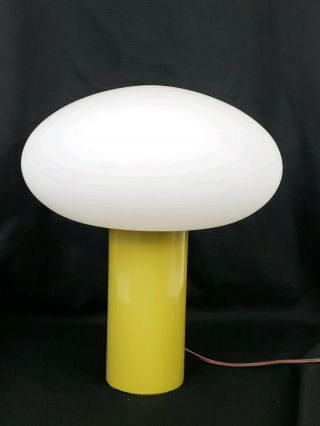 Vintage Green Mushroom Lamp Mid Century Modern Laurel Style Shade Mcm
