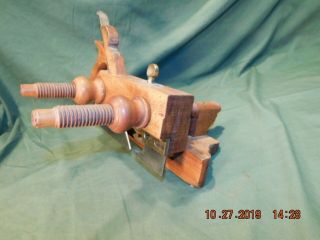 Vintage Handled Screw Arm Plow Plane By Ohio Tool Co No 100 Antique Tool