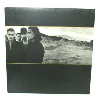 U2 The Joshua Tree Lp Ex/vg U26,  With Poster Vinyl Album Record Uk 1987 Vintage
