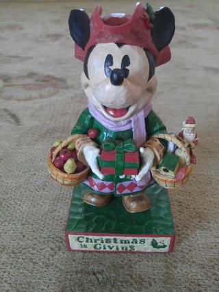 Walt Disney Traditions Mickey Mouse Showcase 2005 Christmas Figurine Jim Shore