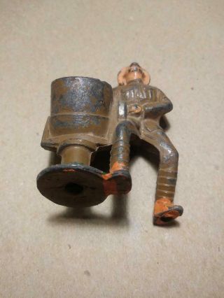 1930s Vintage Manoil Barclay Slush Metal Lead Toy Solider With Signal Light Nr