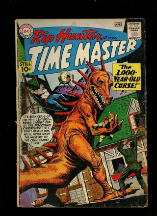 Rip Hunter,  Time Master 1 Gd/vg 3.  0 (1961 Dc) 1 Book 5th App Rip Ross Andru