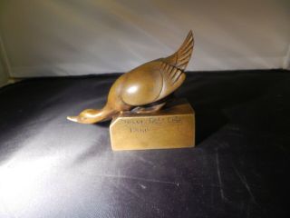 Antique French Art Deco Bronze Figurine of a Duck or Goose,  c.  1920 2