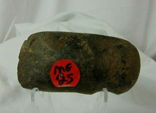 Authentic Native Kentucky Tennessee Flint Stone 3/4 Groove Small Axe Head Relic