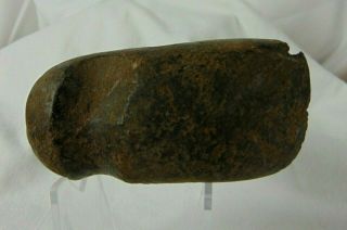 Authentic Native Kentucky Tennessee Flint Stone 3/4 Groove Small Axe Head Relic 2