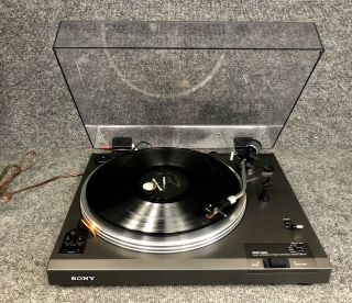 Vintage Sony Ps - T3 Direct Drive Turntable W/ortofon Mkii Stylus In Euc