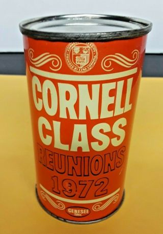 1972 Cornell University Class Reunion Genesee Beer Can Flat Top Rochester NY 2