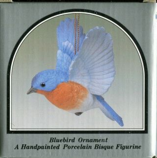 Andrea By Sadek - Porcelain Bluebird Ornament Figurine